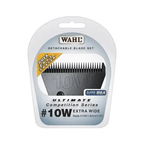 Horse Clipper Blade Set, Ultimate #10 Extra Wide