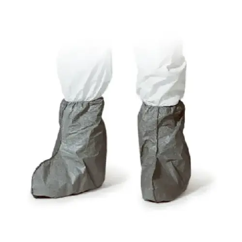 Boot Covers, Skid-Resistant, Gray, One Size - pack of 100