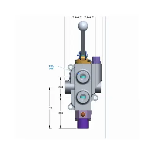 CROSS MFG CO INC 108360 3/4x3/4x1/2ControlValve