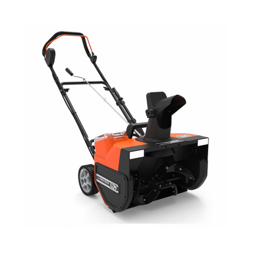 60-Volt Cordless Electric Snow Blower, Lithium-Ion Battery