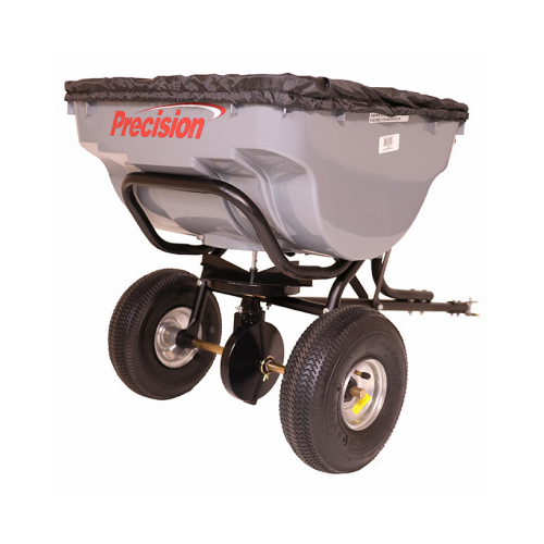 Precision Products TBS4500PRCGY Capacity Tow Behind Broadcast Spreader, 100-Lb.