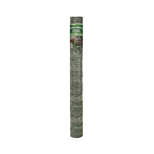 Galvanized Poultry Netting, 2-In. Mesh, 60-In. x 150-Ft.