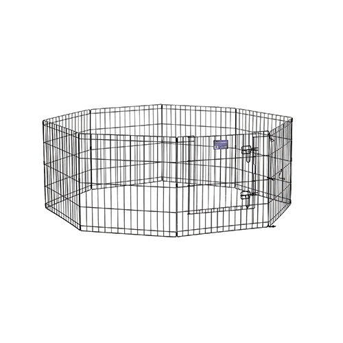 MIDWEST METAL PRODUCTS CO INC 554-36DR Pet Exercise Pen, Black, 36-In.