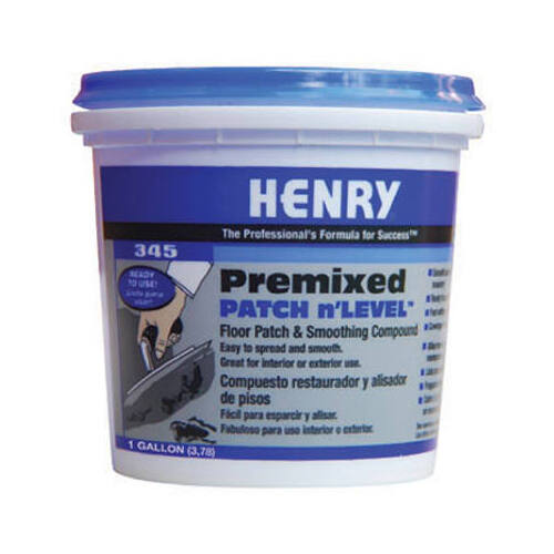 HENRY 12064 345 Patch n' Level Premixed Floor Patch and Smoothing Compound, Off-White, 1 gal Pail