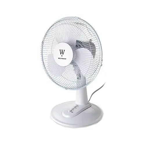 HomePointe FT30-16J Table Fan, 12-In.