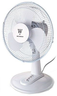 HomePointe FT30-16J Table Fan, 12-In.