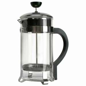 Epoca PCP-6408 Classic Glass 8 Cup Coffee Press With Black Handle