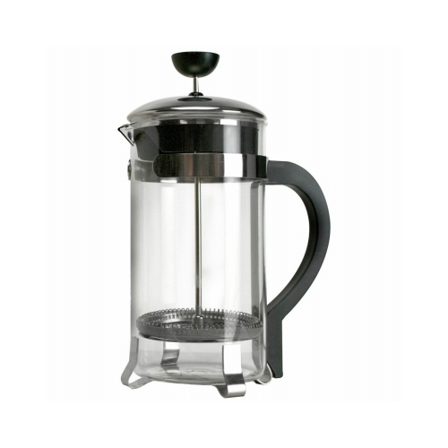Primula PCP-6408 Coffee Press, 8 Cups Capacity, Borosilicate Glass/Stainless Steel