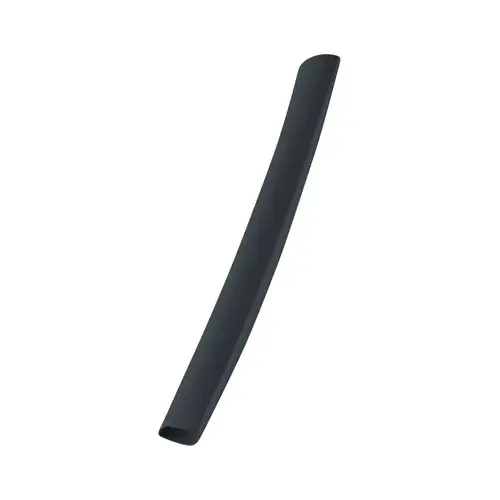 Heat Shrink Tubing, 1/4-1/8 x 4-In., Black - pack of 5