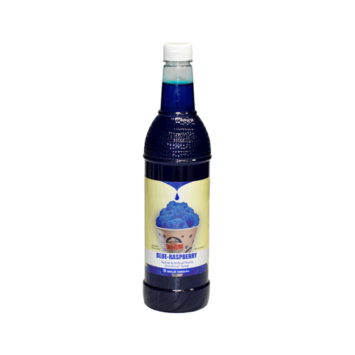 25OZ BLU Raspberr Syrup - pack of 12