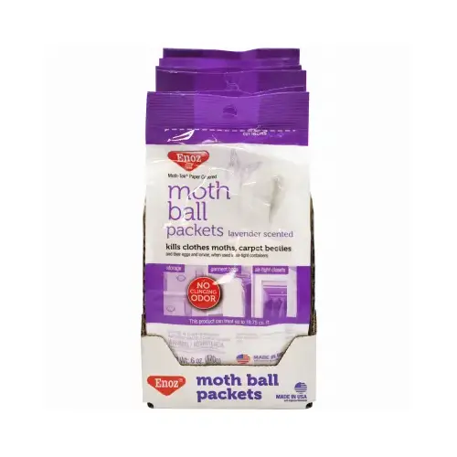 Moth-Tek Moth Ball Packet, Lavender Scent, 6-oz. Bag