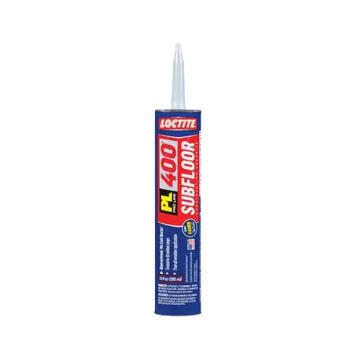 Construction Adhesive, Light Tan, 10 fl-oz Cartridge