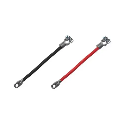 Battery Cable, Top Post, 2 AWG, Red, 25-In.