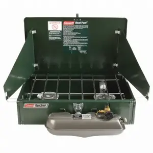 Colema campstove 424 dual fuel コールマン Coleman Model 424 Dual Fuel 2 Burner Camp Campstove Survival
