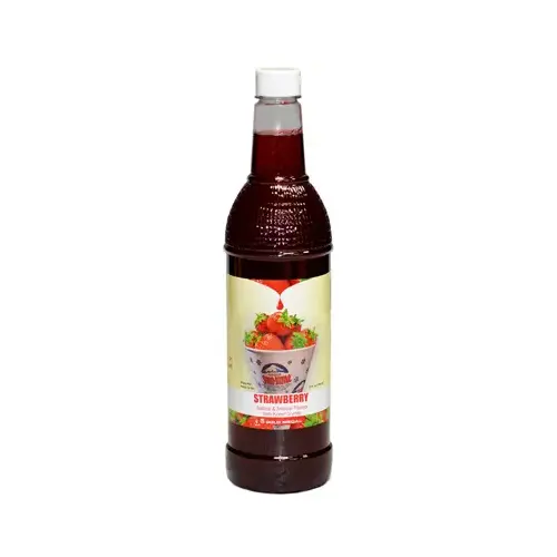 25OZ Straw SnoKon Syrup - pack of 12