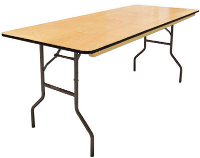 PRE SALES INC 3806 Folding Table, Plywood, 30-In. x 6-Ft.