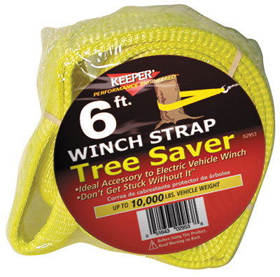 Keeper 02953 Tree Saver Winch Strap, 3-In. x 6-Ft.