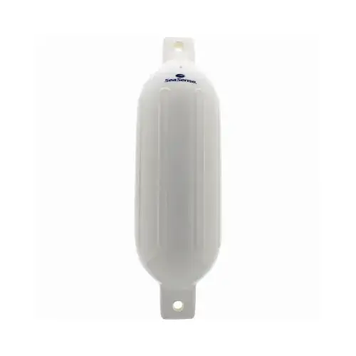 Inflatable Boat Fender, White, 4.5 x 16-In.