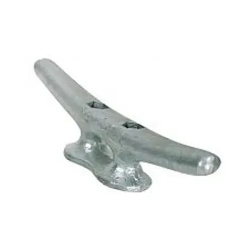 Dock Cleat, Galvanized Cast Iron, 6-In.