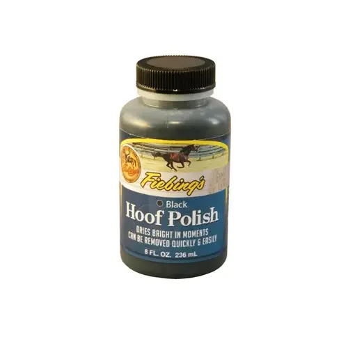 Hoof Polish, Black, 8-oz.