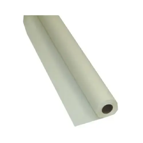 CREATIVE CONVERTING 013011 Plastic Table Cover Roll, Ivory, 40 In. x 100 Ft.