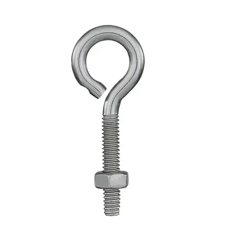 Lag Screw Eyes, Stainless Steel, 85-Lb. Load, 1/4 x 2-1/2 In., 2-Pk.