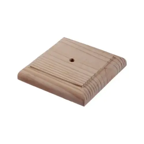 UPF 106096 UFP Post Cap, 4 in L, 4 in W, Pine Wood Pressure-treated