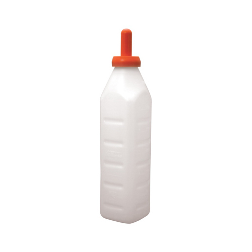 Calf Nursing Bottle Set, Snap-Top, 3-Qts.