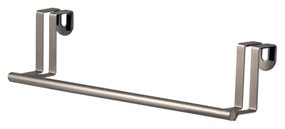 SPECTRUM DIVERSIFIED DESIGNS 76471 Towel Bar, Fits Over Cabinet/Drawer, Brushed Nickel, 11-In.