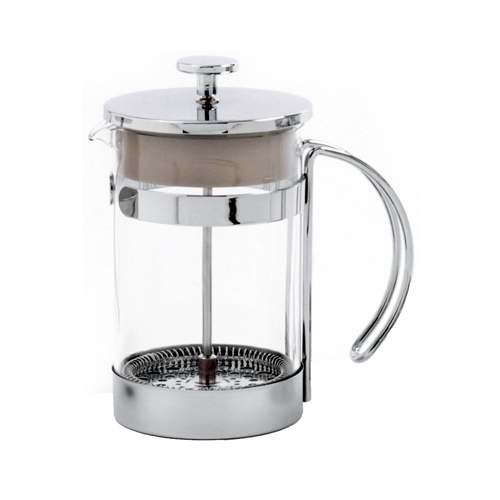 Norpro 5574 French Press Coffee Maker, Glass & Chrome, 25-oz.