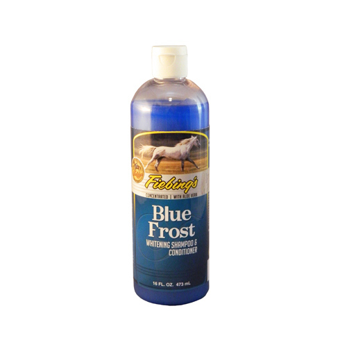 FIEBING COMPANY INC BLFR00P016Z Blue Frost Whitening Horse Shampoo, 16-oz.