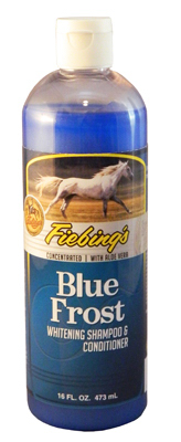 FIEBING COMPANY INC BLFR00P016Z Blue Frost Whitening Horse Shampoo, 16-oz.