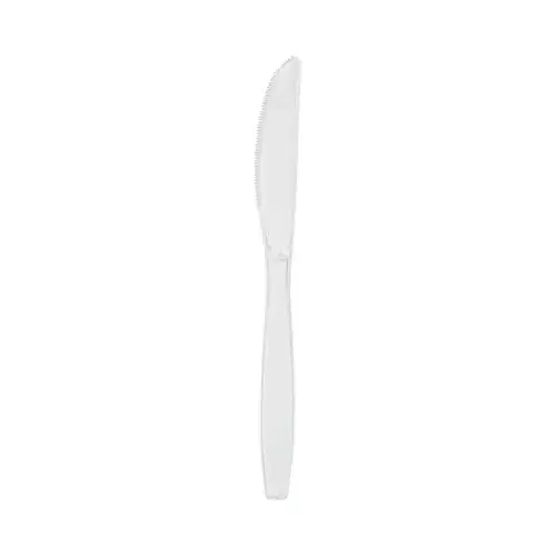 CREATIVE CONVERTING 010571B Plastic Knives, Clear, 50-Ct.