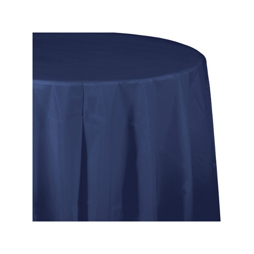 CREATIVE CONVERTING 010140LX-XCP12 54x108 Navy Table Cover - pack of 12