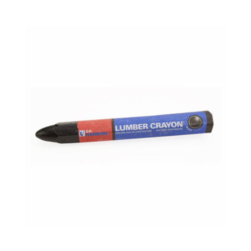 Lumber Crayon, Black - pack of 12