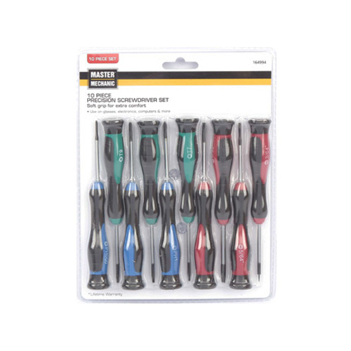 Precision Screwdriver Set, 10-Pc.