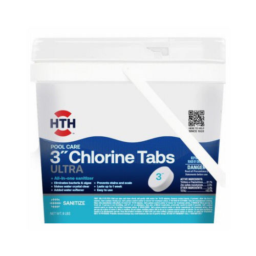 SOLENIS 42056 Ultimate 3-In. Chlorinating Tablets, 8-Lbs.