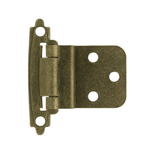 Liberty Hardware H0104al Ab U Self Closing Inset Cabinet Hinge Antique Brass 38 In 4008