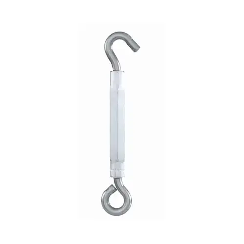 Hook/Eye Turnbuckle, Stainless Steel, 3/8 x 7-3/4 In.