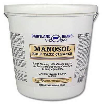 Dairyland Brand 1804475 Manosol Alkaline Cleaner For Dairy Applications, 11-Lbs.