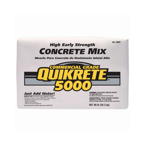 QUIKRETE COMPANIES 100701 5000 Concrete Mix, Commercial Grade, High ...