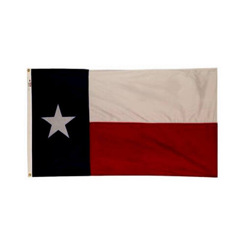 Texas State Flag, Nylon, 3 x 5-Ft.