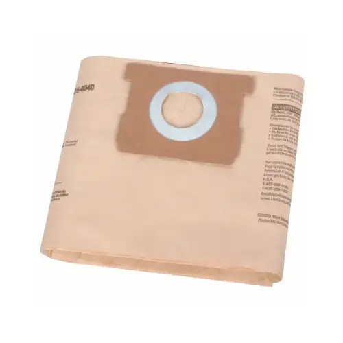 DEWALT DXVA25-4040 Dust Bags for 4 Gallon Wet/Dry Vacs pack of 3