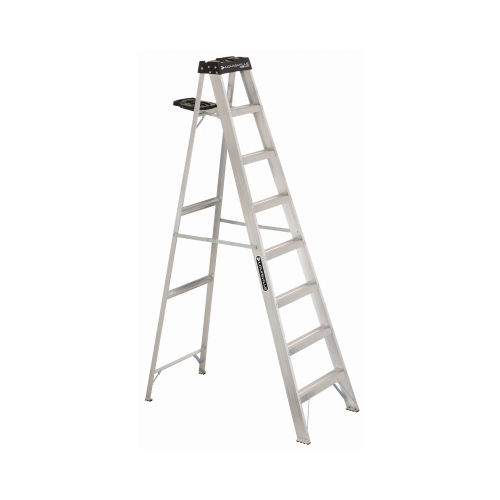 8-Ft. Step Ladder, Aluminum, Type 1A, 300-Lb. Duty Rating