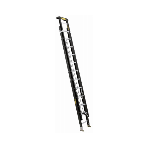 Extension Ladder, 282 in H Reach, 300 lb, 1-1/2 in D Step, Fiberglass