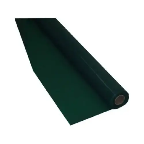 CREATIVE CONVERTING 763124 Plastic Table Cover Roll, Hunter Green, 40 In. x 100 Ft.