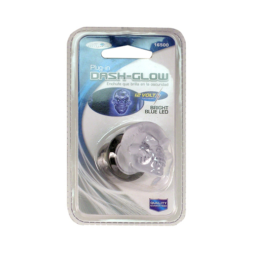 Custom Accessories 16500 Dash Glow Car Lighter Light, Skull, 12-Volt