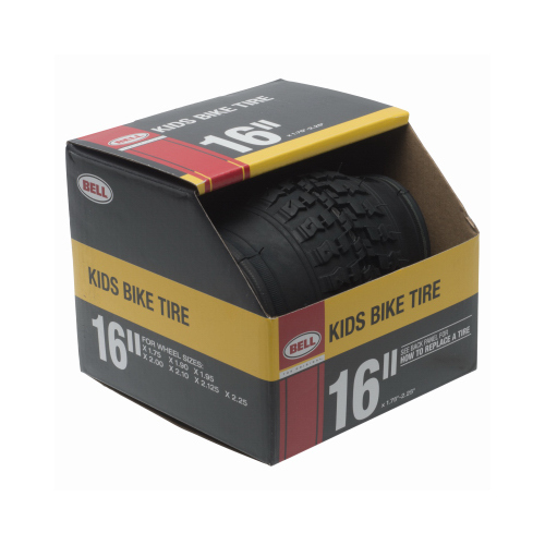 16-Inch Black BMX Bike Tire