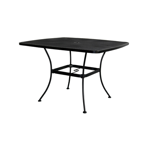 WOODARD, LLC 1142-QRXU-TV Uptown Patio Dining Table, Steel Mesh, 42-In. Sq.