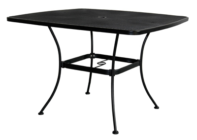 WOODARD, LLC 1142-QRXU-TV Uptown Patio Dining Table, Steel Mesh, 42-In. Sq.